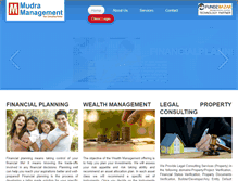Tablet Screenshot of mudramanagement.com